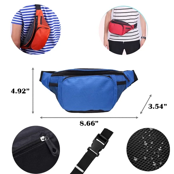 Customized Fitness Waterproof Sports Waist Bag - Customized Fitness Waterproof Sports Waist Bag - Image 1 of 1