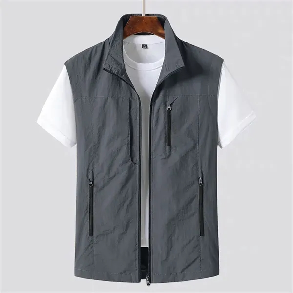 3 Zipper Pockets Vest - 3 Zipper Pockets Vest - Image 5 of 6