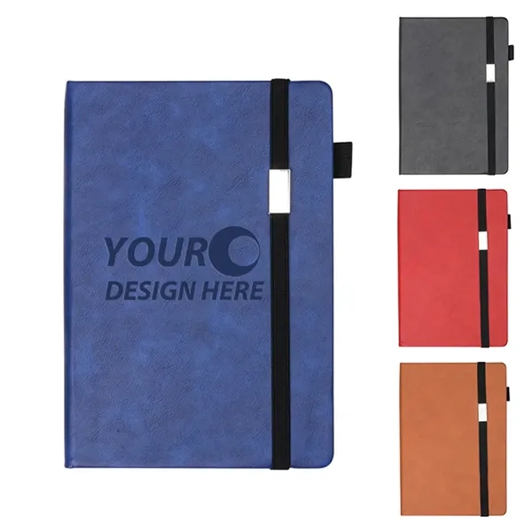 PU Leather Hardcover A5 Notebook - PU Leather Hardcover A5 Notebook - Image 0 of 1