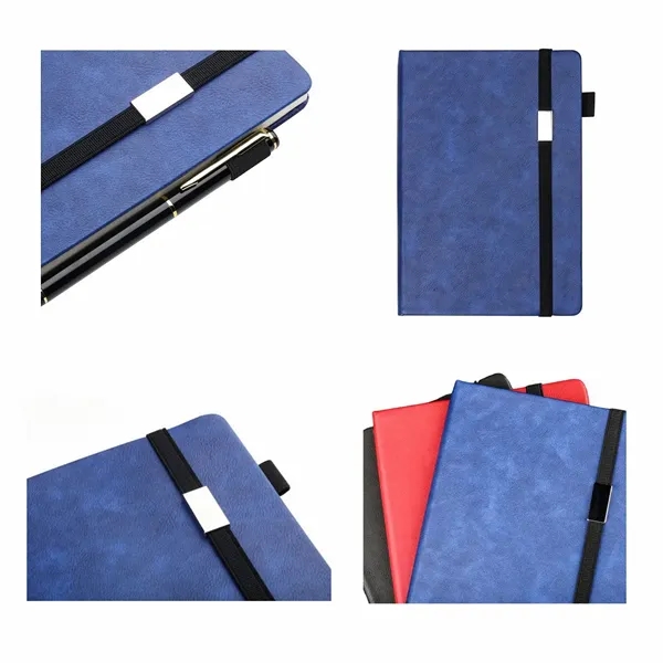 PU Leather Hardcover A5 Notebook - PU Leather Hardcover A5 Notebook - Image 1 of 1