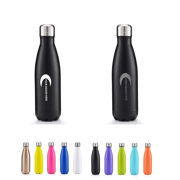 17 Oz. Stainless Steel Insulated Vacuum Water Bottle - 17 Oz. Stainless Steel Insulated Vacuum Water Bottle - Image 0 of 1