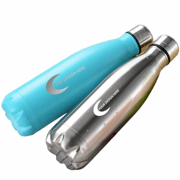 17 Oz. Stainless Steel Insulated Vacuum Water Bottle - 17 Oz. Stainless Steel Insulated Vacuum Water Bottle - Image 1 of 1