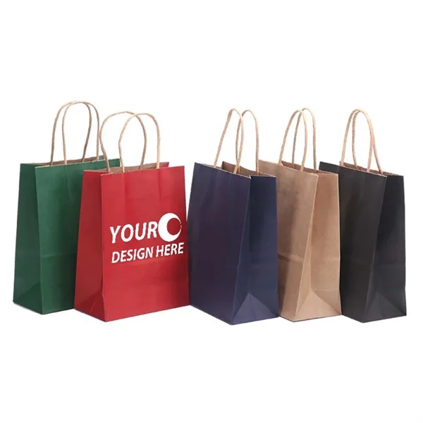 8" x 10"  Kraft Paper Gift Shopping Bag - 8" x 10"  Kraft Paper Gift Shopping Bag - Image 0 of 1
