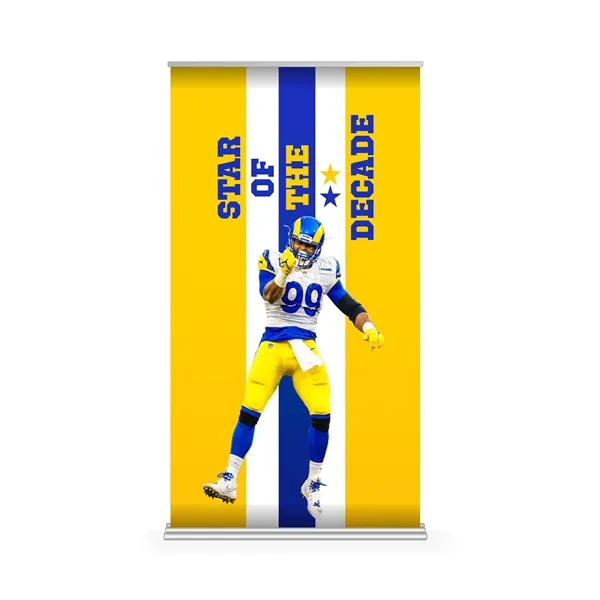 36" x 69" Wide Super Deluxe Retractable Banner w Stand - 36" x 69" Wide Super Deluxe Retractable Banner w Stand - Image 0 of 7
