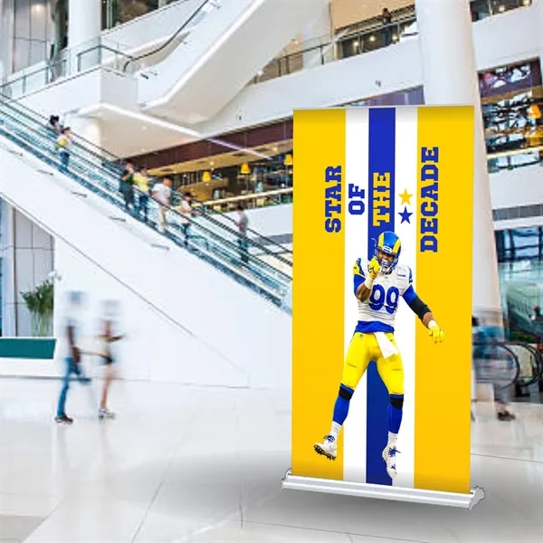 36" x 69" Wide Super Deluxe Retractable Banner w Stand - 36" x 69" Wide Super Deluxe Retractable Banner w Stand - Image 7 of 7
