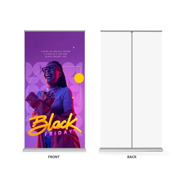 39" x 78" Deluxe Single Sided Retractable Banner Kit - 39" x 78" Deluxe Single Sided Retractable Banner Kit - Image 2 of 7