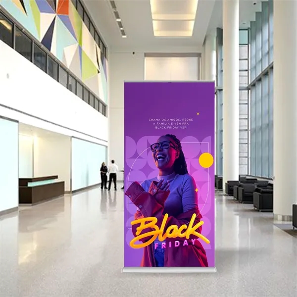 39" x 78" Deluxe Single Sided Retractable Banner Kit - 39" x 78" Deluxe Single Sided Retractable Banner Kit - Image 4 of 7