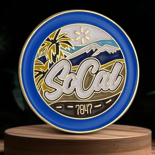 Custom 1.5" Soft Enamel Lapel Pins - Economy