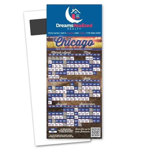 Baseball Schedule Magnetic Stick Up Card - Baseball Schedule Magnetic Stick Up Card - Image 0 of 0