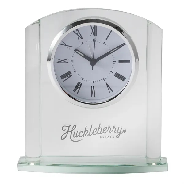 Arch Glass Desk Clock - Arch Glass Desk Clock - Image 0 of 2