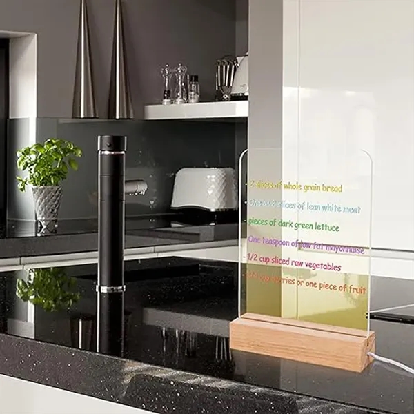 Acrylic Dry Erase Board With Light - Acrylic Dry Erase Board With Light - Image 1 of 3