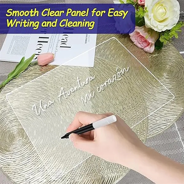 Acrylic Dry Erase Board With Light - Acrylic Dry Erase Board With Light - Image 3 of 3