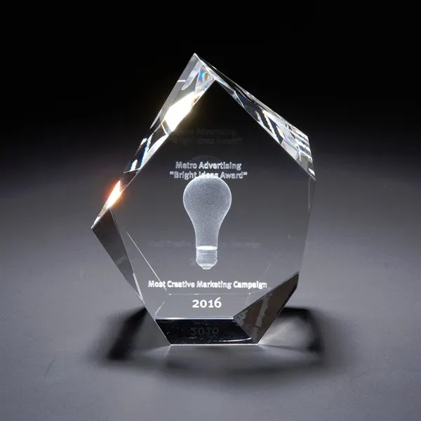 3D Crystal Maximo Small Award - 3D Crystal Maximo Small Award - Image 0 of 1