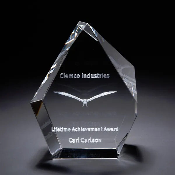 3D Crystal Maximo Large Award - 3D Crystal Maximo Large Award - Image 0 of 1