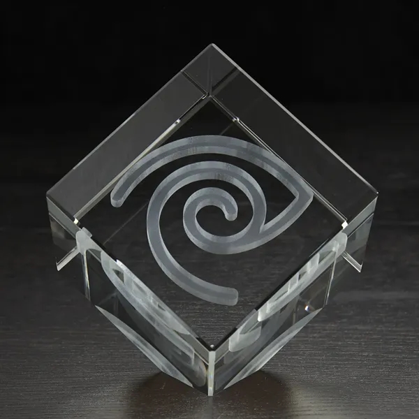 Extra Large Jewel Cube 3D Crystal Award - Extra Large Jewel Cube 3D Crystal Award - Image 1 of 1