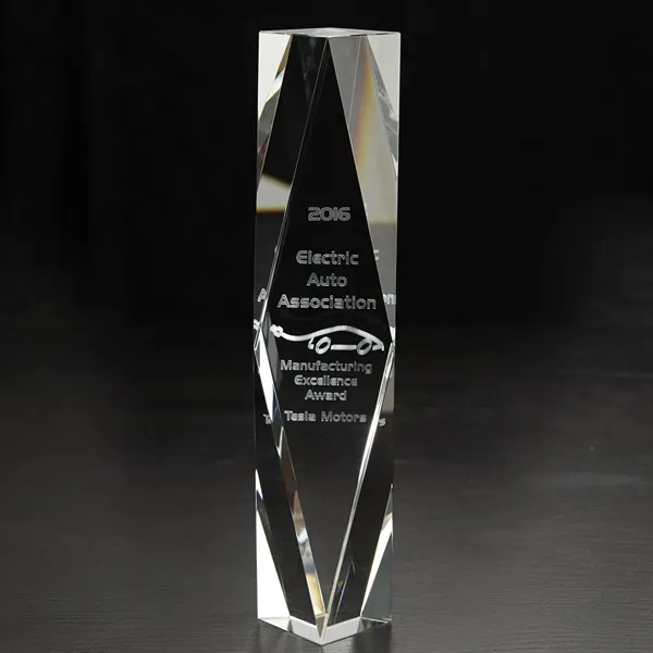 Large Chairmans 3D Crystal Award - Large Chairmans 3D Crystal Award - Image 1 of 1