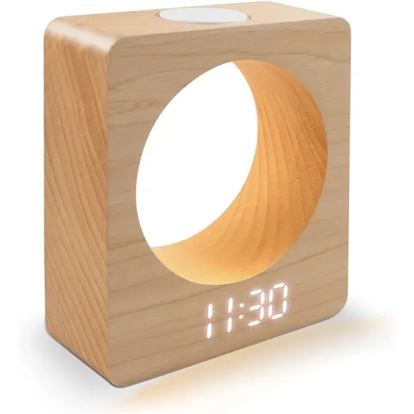 Digital Alarm Clock with Night Light - Digital Alarm Clock with Night Light - Image 0 of 2