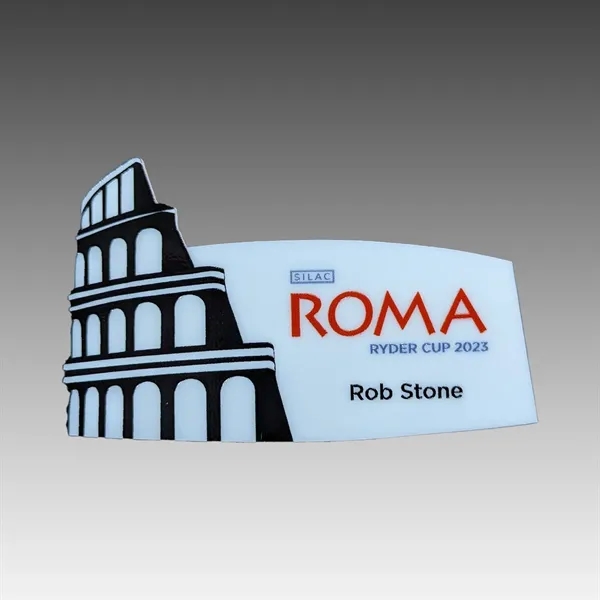 1" x 3" - Acrylic Name Tags or Badges - Custom Shapes - 1" x 3" - Acrylic Name Tags or Badges - Custom Shapes - Image 0 of 1