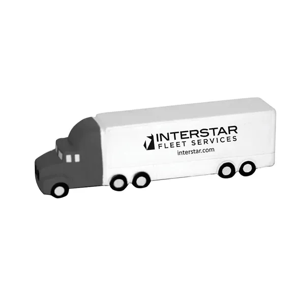 Stress Semi Truck White/Grey - Stress Semi Truck White/Grey - Image 0 of 1