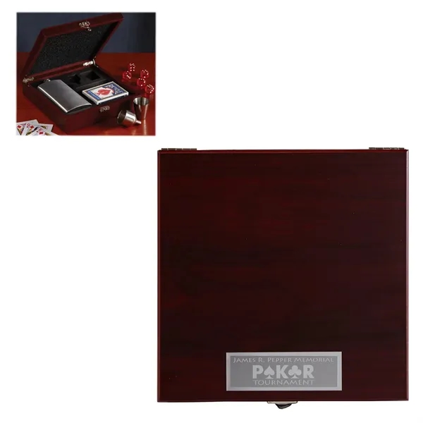 Custom Flask and Gambling Gift Box