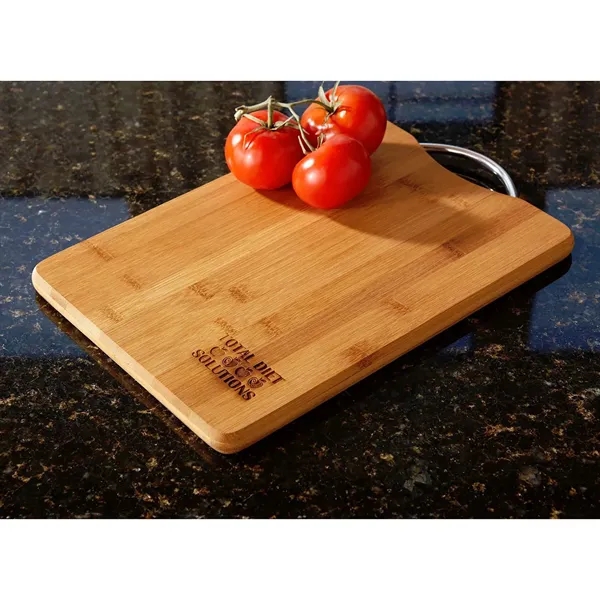 Custom Bamboo Cutting Board with Handle
