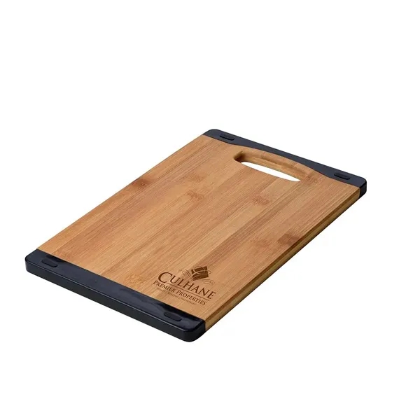 Custom Bamboo and Silicone Cutting Board