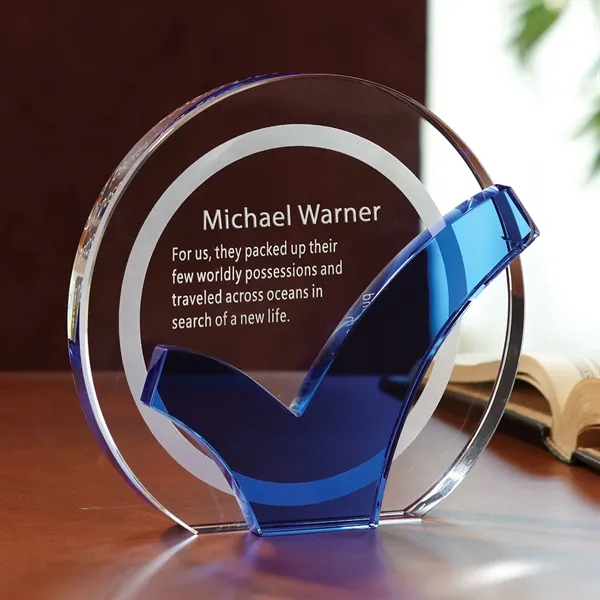 Custom Checkmark Award