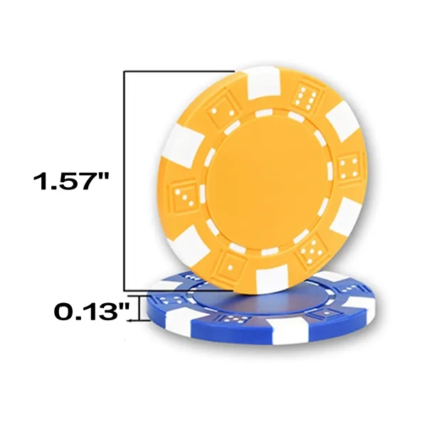 11.5g Double Sided Professional Plastic Poker Chip - 11.5g Double Sided Professional Plastic Poker Chip - Image 2 of 2
