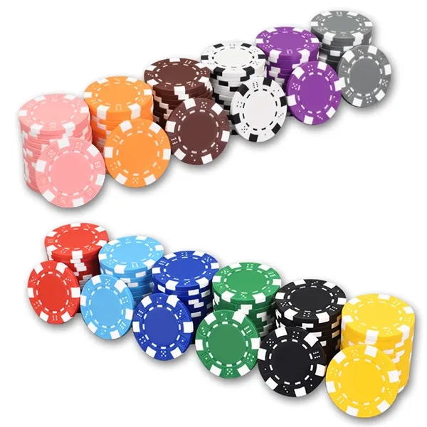 11.5g Double Sided Professional Plastic Poker Chip - 11.5g Double Sided Professional Plastic Poker Chip - Image 1 of 2
