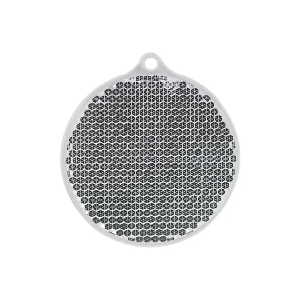 Reflective Circle Shape Safety Keychain - Reflective Circle Shape Safety Keychain - Image 1 of 4