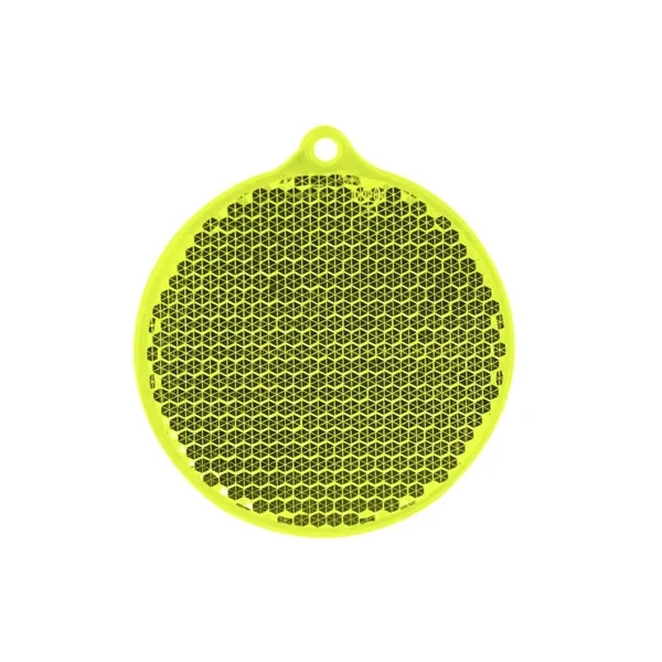 Reflective Circle Shape Safety Keychain - Reflective Circle Shape Safety Keychain - Image 2 of 4