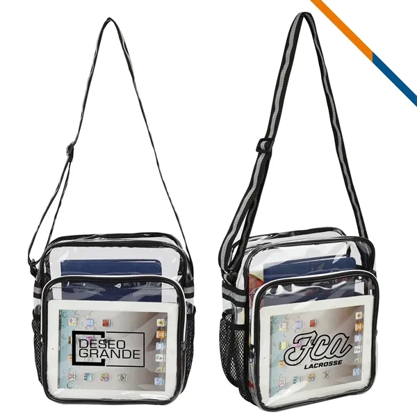 Endit Clear Crossbody Bag - Endit Clear Crossbody Bag - Image 1 of 6