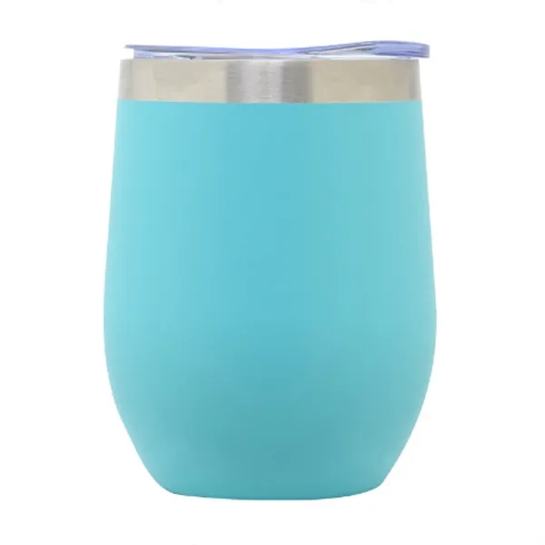 12 OZ Stainless Steel Wine Tumbler - 12 OZ Stainless Steel Wine Tumbler - Image 3 of 4
