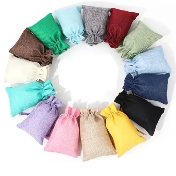 Linen Drawstring Storage Bag - Linen Drawstring Storage Bag - Image 1 of 3