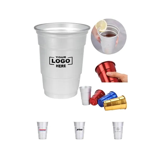 16 Oz Aluminum Stadium Party Beer Cup - 16 Oz Aluminum Stadium Party Beer Cup - Image 0 of 1
