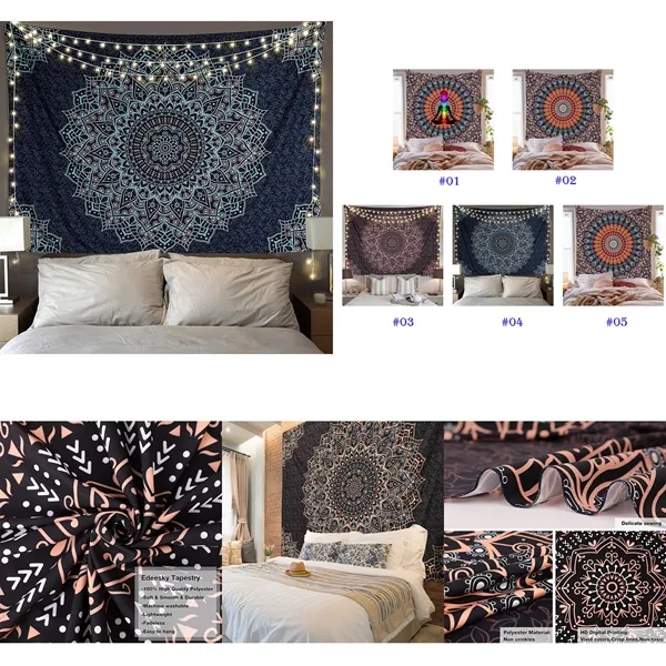 Mandala Tapestry Wall Hanging - Mandala Tapestry Wall Hanging - Image 0 of 1