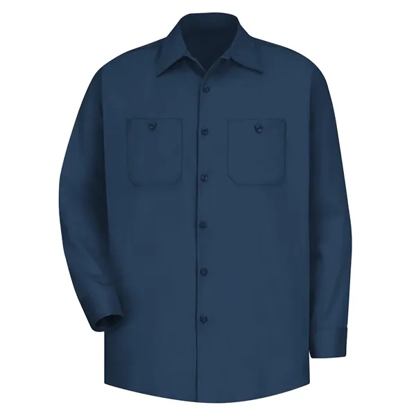 RED KAP® LONG SLEEVE WRINKLE RESISTANT COTTON SHIRT - RED KAP® LONG SLEEVE WRINKLE RESISTANT COTTON SHIRT - Image 2 of 4