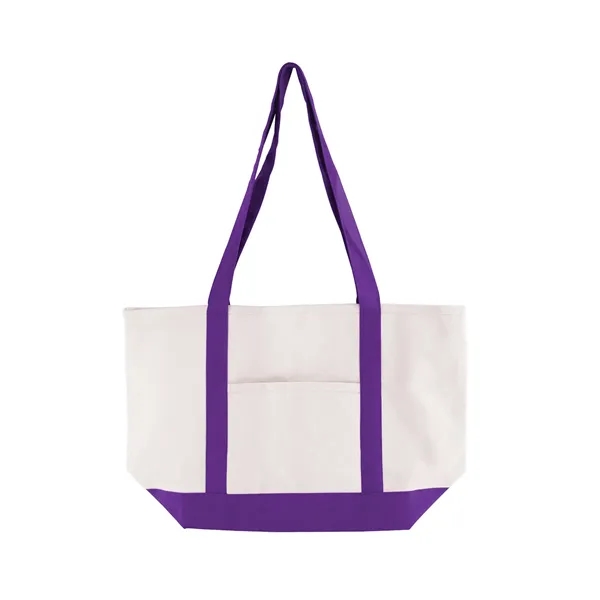 Prime Line Cotton Canvas Boat Tote Bag - Prime Line Cotton Canvas Boat Tote Bag - Image 5 of 9