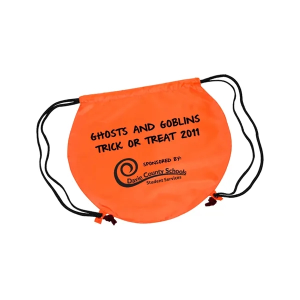 Prime Line Pumpkin Drawstring Bag - Prime Line Pumpkin Drawstring Bag - Image 2 of 2