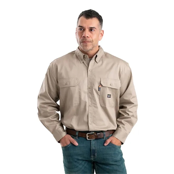 Berne Men's Flame-Resistant Button-Down Work Shirt - Berne Men's Flame-Resistant Button-Down Work Shirt - Image 4 of 6