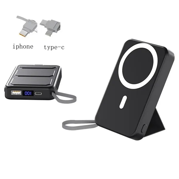 Wireless Portable Charger Mag-Safe Power Bank 10000mAh - Wireless Portable Charger Mag-Safe Power Bank 10000mAh - Image 4 of 8