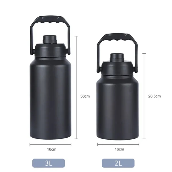 102oz. Insulated Water Bottle Stainless Steel Sports Canteen - 102oz. Insulated Water Bottle Stainless Steel Sports Canteen - Image 1 of 8