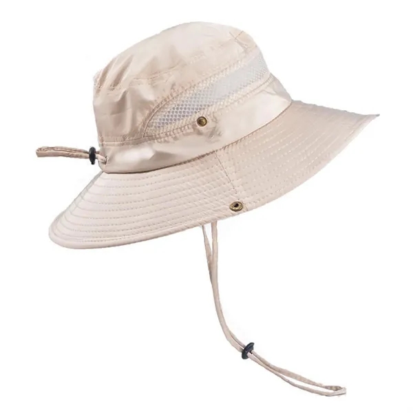 Unisex drawstring fisherman's hat - Unisex drawstring fisherman's hat - Image 2 of 8