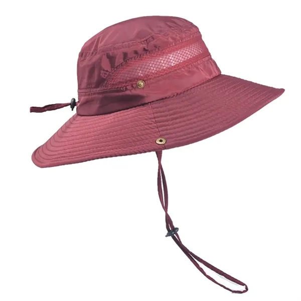 Unisex drawstring fisherman's hat - Unisex drawstring fisherman's hat - Image 8 of 8