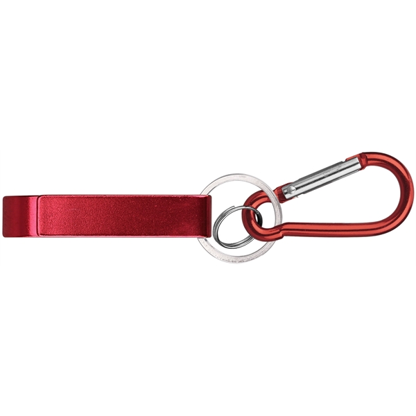 Deluxe can and bottle opener key chain and carabiner - Deluxe can and bottle opener key chain and carabiner - Image 4 of 4
