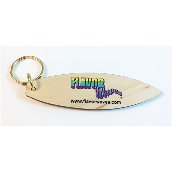 1.25" x 2.25" - Hardwood Keychains - 1.25" x 2.25" - Hardwood Keychains - Image 0 of 1