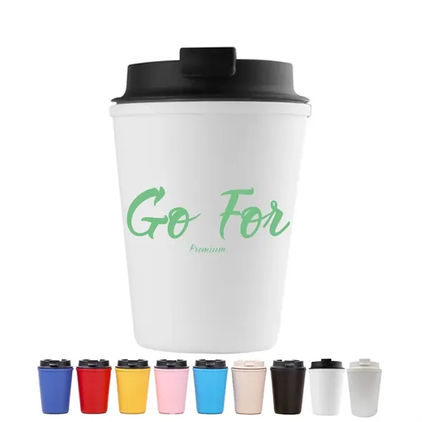 Plastic Coffee Cups with Resealable Lid - Plastic Coffee Cups with Resealable Lid - Image 0 of 3