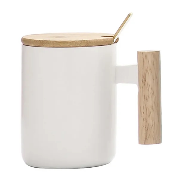 Ceramic Mugs With Spoon 14 oz - Ceramic Mugs With Spoon 14 oz - Image 2 of 6