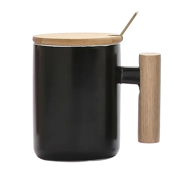 Ceramic Mugs With Spoon 14 oz - Ceramic Mugs With Spoon 14 oz - Image 3 of 6