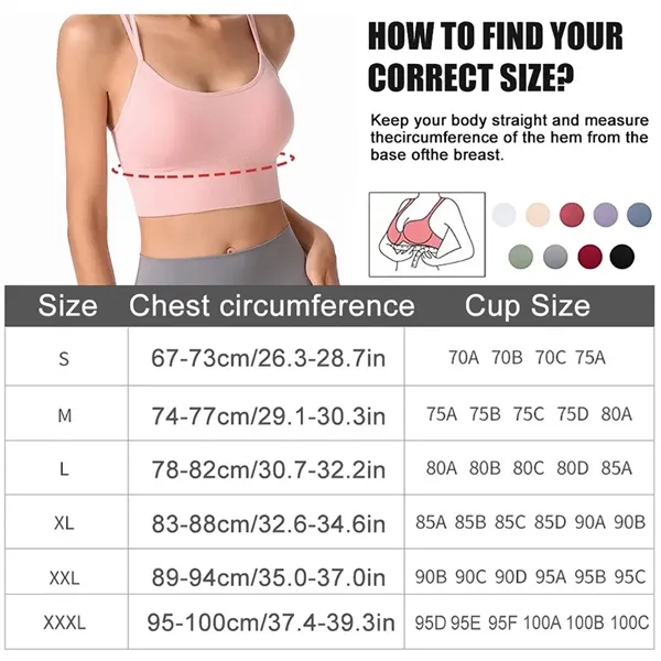 Cross Back Sports Bra for Women - Cross Back Sports Bra for Women - Image 4 of 4